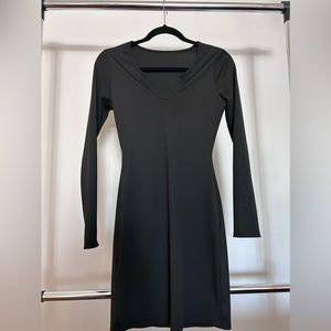 Amazon black midi dress